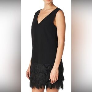 BCBG Maxariza Black Great Gatsby Dress Size 0 NWT Addilyn